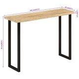  Konzolni stol sa živim rubom 105x33x76 cm masivno drvo manga | shoptok.hr