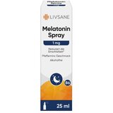 LIVSANE Melatonin u spreju, Menta, 1mg, 25ml