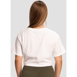 GymBeam Women‘s Limitless Cropped T-Shirt White | ePonuda.com