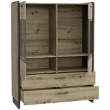 Hom`in Visoka Komoda Flash, Barva Hrasta, Siva | Shoptok.si