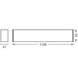 Osram LED stropna svetilka Office Line (30 W, Do x Š x V: 112,6 x 4,1 x 7 cm, Črna, Hladno bela) | Shoptok.si