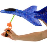  Borbeni avion iz stiropora s lanserom iz praćke - modra | Shoptok.si