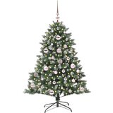 vidaXL Umestno božično drevo med 150 LED Zelena 85 x 85 x 120 cm | Shoptok.si