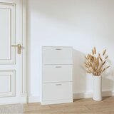 Ormarić za cipele sjajni bijeli 59x17x108 cm konstruirano drvo | Eponuda.ba