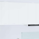 vidaXL Viseča omarica Riga Bela 80 x 31 x 80 cm Konstruiran les | Shoptok.si