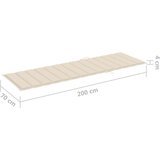  Ležalnik s krem blazino impregnirana borovina | Shoptok.si