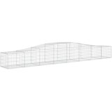  Lučne gabionske košare 4 kom 400x50x40/60 cm pocinčano željezo | Eponuda.com