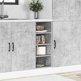 vidaXL Donji dio ormarića Beton sivi 30x44,5x81,5 cm Konstruirano drvo | shoptok.hr