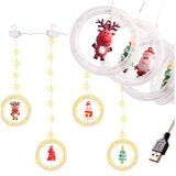  LED Zavjesa s Figuricama Toplo Bijela 3m 125 LED-ica | shoptok.hr