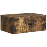  Stenski nočni omarici 2 pcs Dimljen hrast 49 x 34,5 x 20 cm, (5000209790) | Shoptok.si