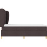 Box Spring Krevet s Madracem u Tamno Smeđoj 160x200 cm Tkanina | shoptok.hr