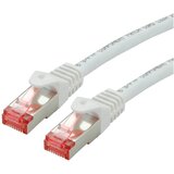 Roline 21.15.2663 RJ45 omrežni kabel\, patch kabel cat 6 s/ftp 3.00 m bela\, črna 1 kos, (20419361) | Shoptok.si