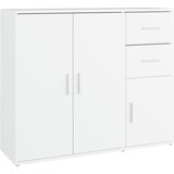 Maison Chic Komoda - Predalnik bela 91x29,5x75 cm inženirski les, (21716205) Cene