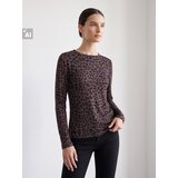Sinsay Bluza s dugim rukavima u leopard uzorku Slike