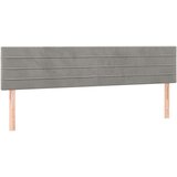 vidaXL Krevet s oprugama i madracem svjetlosivi 200x200 cm baršunasti | shoptok.hr