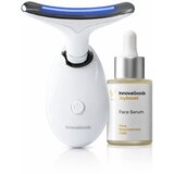 Paket učvrstitveni masažer za obraz z LED, EMS in toploto ter serum za obraz Rice Joyboost 30 ml InnovaGoods Cene