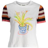 Desigual WOMEN'S SHORT SLEEVE T-SHIRT WHITE | shoptok.hr