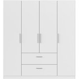 home24 OMARA S KLASIČNIMI VRATI, bela | Shoptok.si