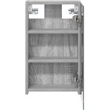  Kupaonski ormar s ogledalom Zidne Siva Sonoma 30 x 10,5 x 50 cm | shoptok.hr