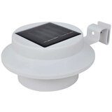 vidaXL Vrtne solarne svjetiljke za ogradu 12 kom LED bijele | shoptok.hr