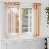 Voile zavjese s ušicama 2 kom terakota | shoptok.hr