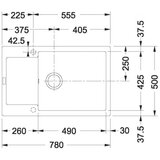Franke 114.0363.186 Maris MRG 611-78 BB pomivalno korito iz umetnega kamna | Shoptok.si