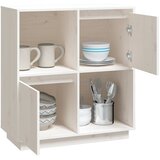  Komoda bijela 74 x 35 x 80 cm od masivne borovine | shoptok.hr