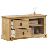 Maison Chic TV omarica - TV stojalo - Televizijska omarica Corona 100x40x52 cm trdna borovina, (21700775) | Shoptok.si