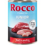 Rocco Ekonomično pakiranje: Junior 24 x 400 g - Govedina + kalcij Rocco Ekonomično pakiranje: Junior 24 x 400 g - Govedina + kalcij Slike