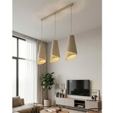  visilica na sajli moda 3xE27/15W/230V bež/ratan | Eponuda.com