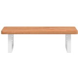  Polica za umivaonik od čelika i masivne bukovine | shoptok.hr