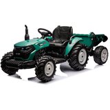  HC-306 Traktor na baterije s prikolicom tamnozelene boje 24V Slike