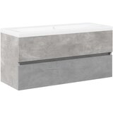 vidaXL 2-dijelni set kupaonskog namještaja siva boja betona drveni | shoptok.hr