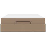  Okvir kreveta s madracem Ostalo 2 kom. Smeđa PVC Žućkastosmeđa 160 x 200 cm | Shoptok.si