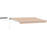  Električna retraktabilna tenda Plava i Narančasta 3 5 x 2 m - Plava i narančasta Bijeli 3 5 x 2 m | shoptok.hr