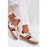 Boto Low Women Sneakers With Folded Tongue Burgundy Ardira | Shoptok.si
