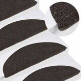  Samoljepljivi otirači za stepenice 10 kom crni 56 x 17 x 3 cm | shoptok.hr