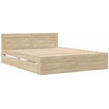  Krevetna konstrukcija s uzglavljem 2 pcs Sonoma 153 x 203 cm | Eponuda.ba