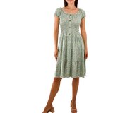 Gemre Green floral midi dress Sauro Cijene