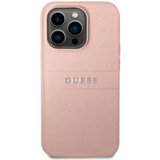 Guess GUHCP14SPSASBPI usnjen ovitek za iphone 14 6.1 - roza | Shoptok.si