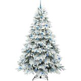  Umjetno božićno drvce s stalakom Bijelo 240 cm PE i PVC | shoptok.hr