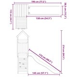  Vanjski set za igru od masivnog drva duglazije | shoptok.hr