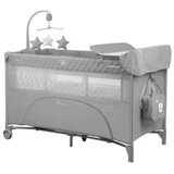  Krevetac Nighty Night premium 2 nivoa sa rancem i pultom Grey KKB11153 Cene