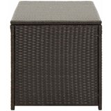  Vrtna kutija za pohranu od poliratana 100 x 50 x 50 cm smeđa | shoptok.hr