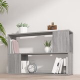 vidaXL Ormarić za knjige sivi hrast 100x24x63 cm konstruirano drvo Cijene