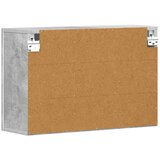 Viseći ormarić Betonski sivi 60 x 20 x 40 cm Konstruirano drvo | shoptok.hr