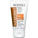 Revuele Sunprotect Tinted Face Cream tonirana zaščitna krema SPF 50+ odtenek Golden Tint 50 ml