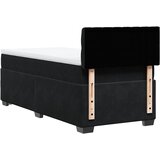  Box spring krevet s madracem crni 100x200 cm baršunasti | shoptok.hr