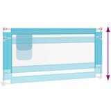 Sigurnosna ograda za dječji krevet plava 180 x 25 cm od tkanine | shoptok.hr