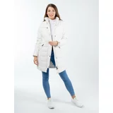 Glano Women's quilted jacket - white